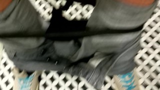 sitting down to take a piss! super yellow pee perfect for watersports