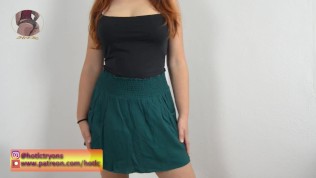 Short Skirt Try on Haul Video With a Lot of Upskirt 