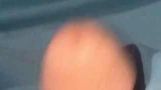 18 Year old Jacking off Cock Late at Night!