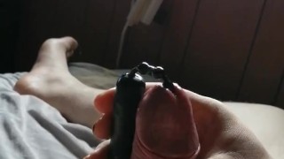 Short sounding jerk off