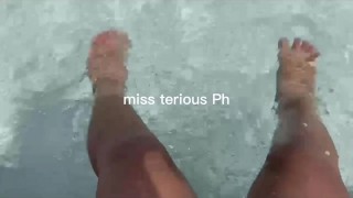 teen asian feet
