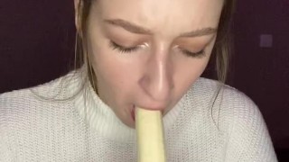  Blow Job with banana