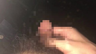 Masturbation in the park at midnight