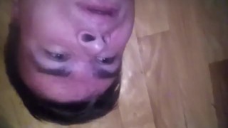 Сосет сам себе дрочит ногами лижет ноги self suck autofellatio self footjob