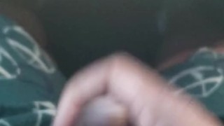 Early morning quick nut in the car