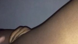 Piss and wet pussy off cam 