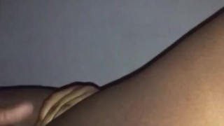 Piss and wet pussy off cam 