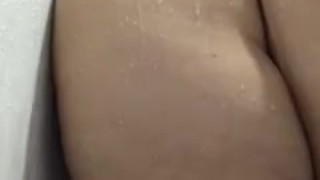 Mexican girl anal shower play pt2