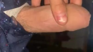 dick gets hard and grows massively 