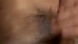 Smelling gf dirty panties and masturbating big cock