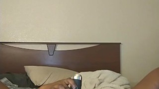 Ebony milf strips and plays with creamy pussy until she squirts