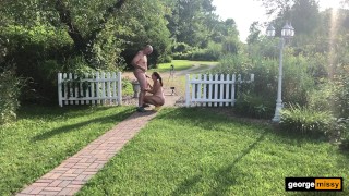 Dick Sucking Outdoors - Real Married Couple Missy and George