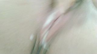 This pussy love masturbate after creampie