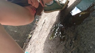 Dumpster Pissing Together