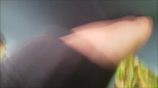 Cum on My Tits & Coat Outside in Woodlands