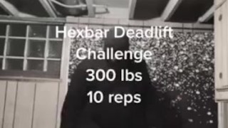 300 lb Deadlift Challenge 10 reps 