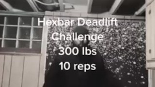 300 lb Deadlift Challenge 10 reps 