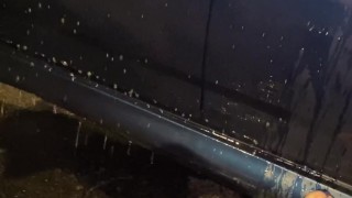 That car is back again but this time I successfully Power Pissed all over it!