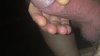 Second day of edging and teasing my cock but denied cum for now