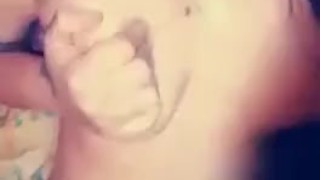 Husband fucks wife real good doggy style