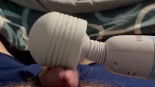 Magic wand helps me cum