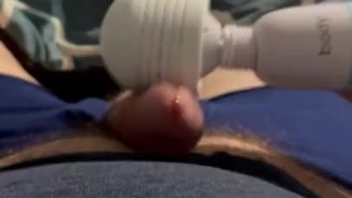 Magic wand helps me cum