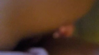 Horny BBW gives daddy head and bends her over