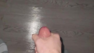 Twink Massages His Dick To Release A Huge Cumshot After Edging For Hours