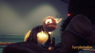 Furry Yaoi Yiff - Fox & Wolf Hard Sex in a Hospital Bed