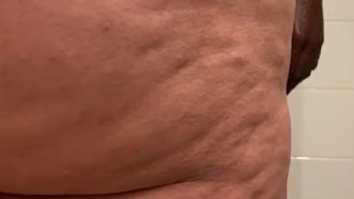 BBC shower action milf slut sucks and gets pounded from the back