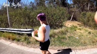 Drinking Pee in Public, Risky through the Streets of the City, final session part 3 -short version-