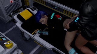 Cyberpunk 2077 ■ V Gets Fucked In Medic Bay ■ Blender SFM With Sound