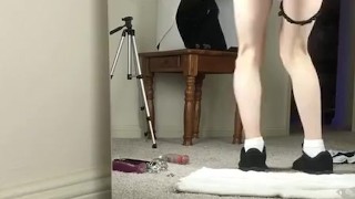 Cum in my panties before a run !