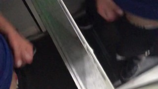 Way too much ALCOHOL, but still trying to get my DICK HARD and JERK OFF on the TRAIN ** PART 2 **