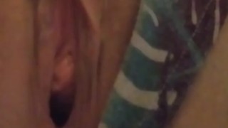 POV rubbing pussy