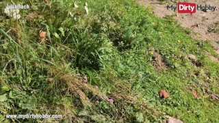 MyDirtyHobby - Outdoor stranger fuck with petite amateur