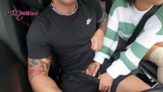 Risky Public Car Blowjob! I didn't waste a drop! 4k NSFW