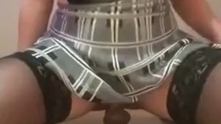 Teens big tits bounce as she rides dildo and squirts all over the camera
