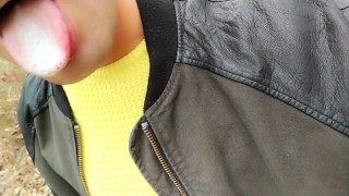 Twink licks his own precum then chews own cum till it turns into foam - Of course he swallows all!