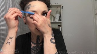 gradual full head + eyebrow shave