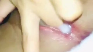 AsianBabePH — Close up Creamy Masturbation 