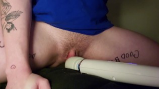 Submissive Trans Guy Edging - Orgasm Denial Day 6 - Numbing Cream on Clit 