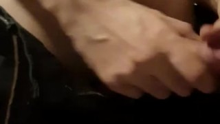 Redneck Far From Home Speaks Soft, Jerks Off, and Licks the Cum off His Hand