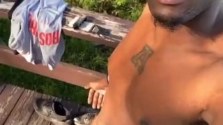 Hung Black Jock Gets Blowjob In Public Then Fucks Twink