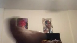 Playing with ass and toes 