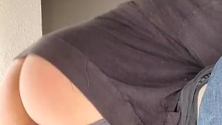 Ash Steele cums on his dildo then puts it back inside!