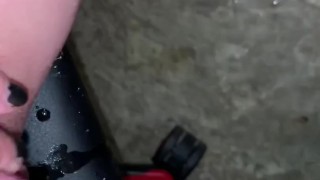 Fingering myself and squirting for my birthday - add me @kinkymama21 for custom content 