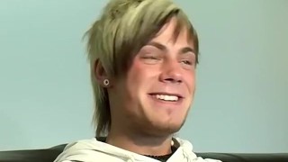 Blond emo twinks Bradley Bishop cums after masturbating solo