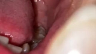 Girl mouth tour