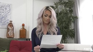 Busty Blonde MILF Gets The Hard Cock She Needs From Her Stepson